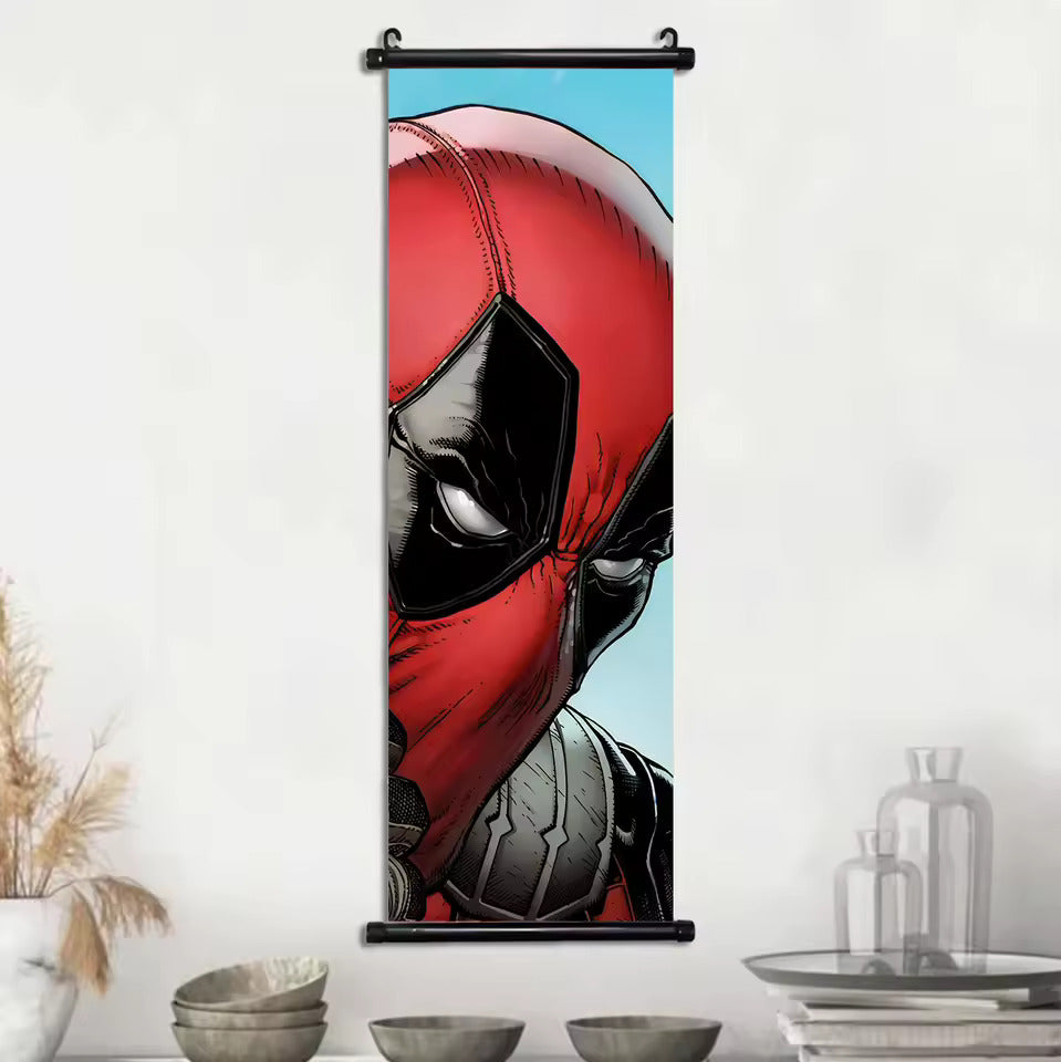 Deadpool and Wolverine Hanging Scroll